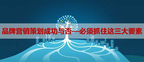 品牌營銷策劃成功與否，必須抓住這三大要素